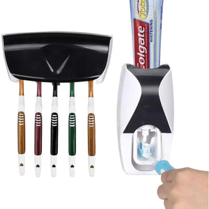 Automatic Toothpaste Dispenser Squeezer & Holder Set